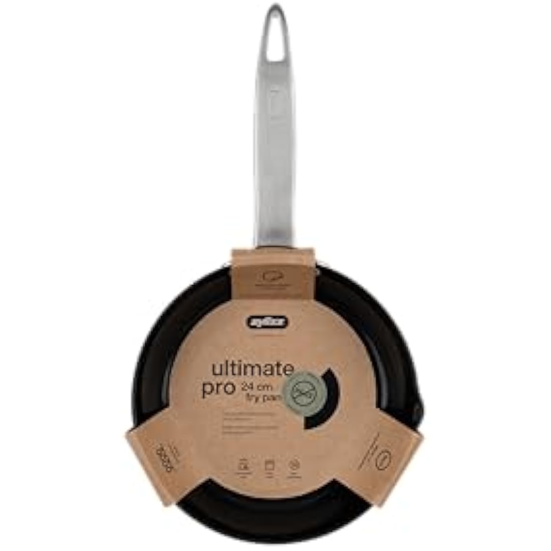 Zyliss Non-Stick Ultimate Pro Ceramic Frying Pan 24cm, PFAS Free, Made from Recycled Aluminium, Easy Clean, Induction Hob Suitable, Oven Safe, 10 Year Guarantee