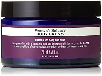Neal's Yard Remedies | Women's Balance Body Cream | Vegan | Skin Care Gifts for Women | Deeply Nourishing Cream with a Balancing Blend of Essential Oils | 200ml