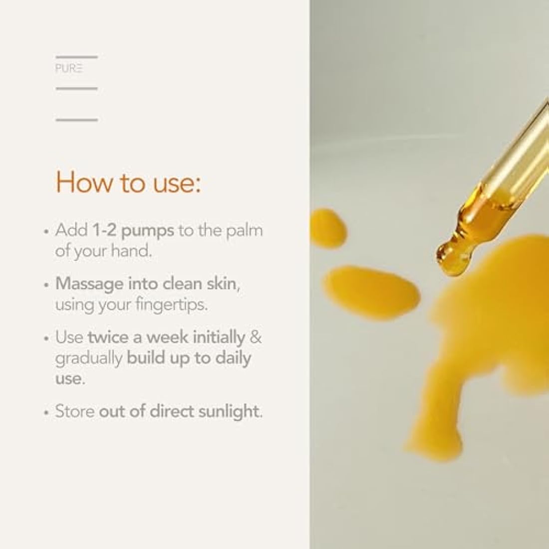 Organic Cold-Pressed Rosehip Face & Body Oil by PURE Spa Skincare - 100ml - 100% Pure, Natural & Vegan - Anti-Ageing, Smoothing, Nourishing, Rejuvenating - For All Skin Types and Fine Lines & Scars