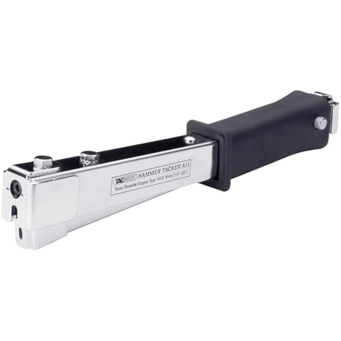 Tacwise 1185 A11 Hammer Tacker with 75,000 140/10mm Staples, Uses Type 140 / 6 - 10 mm Staples, Silver / Black