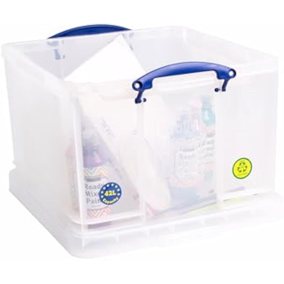 Really Useful Plastic Storage Box 42 Litre Clear
