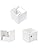 Klighten Modern LED Wall Lights Up and Down Wall Lamp Indoor/Outdoor Wall Sconce Lights for Living Room, Bedroom, Hallway, Natural White 4000K,White (G9 LED Bulb Include)