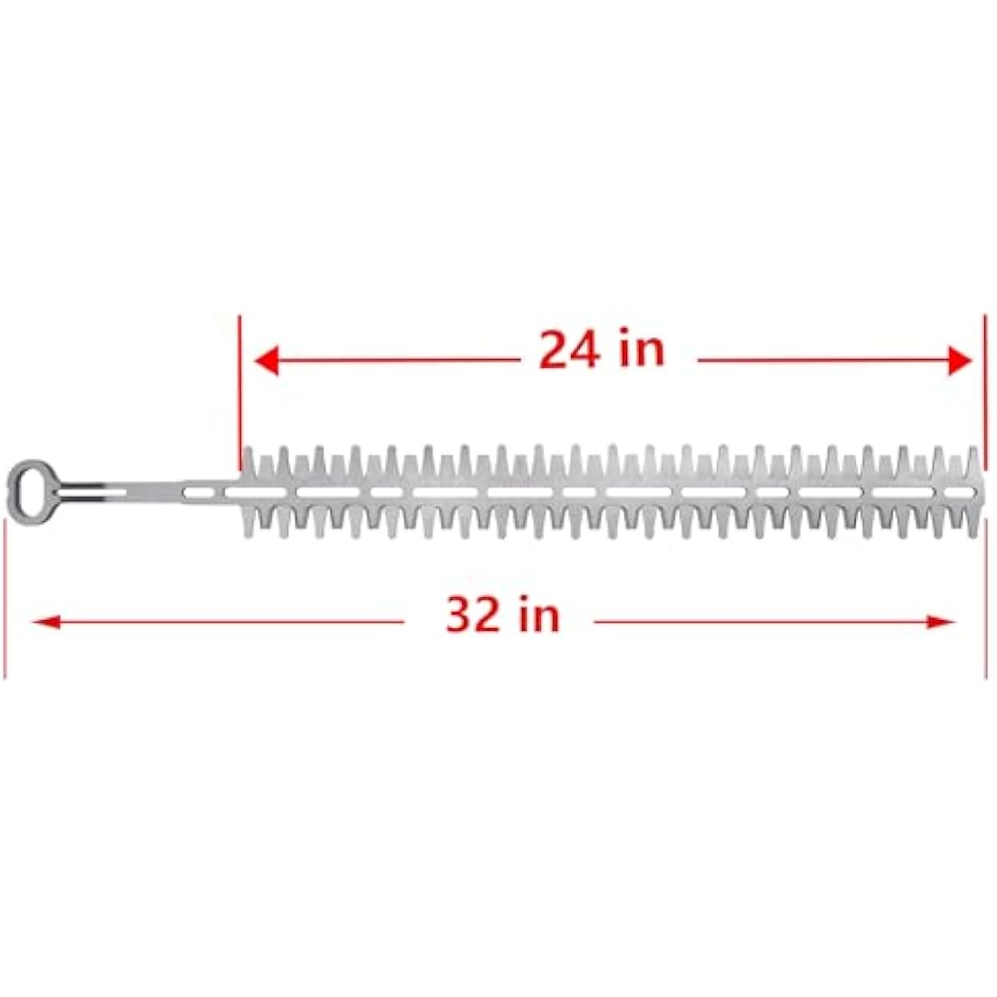 Cancanle 1 Pair 24" Hedge Trimmer Blade Set Replacement for Stihl HS45 Part No. 4228-710-6051A 42287106051