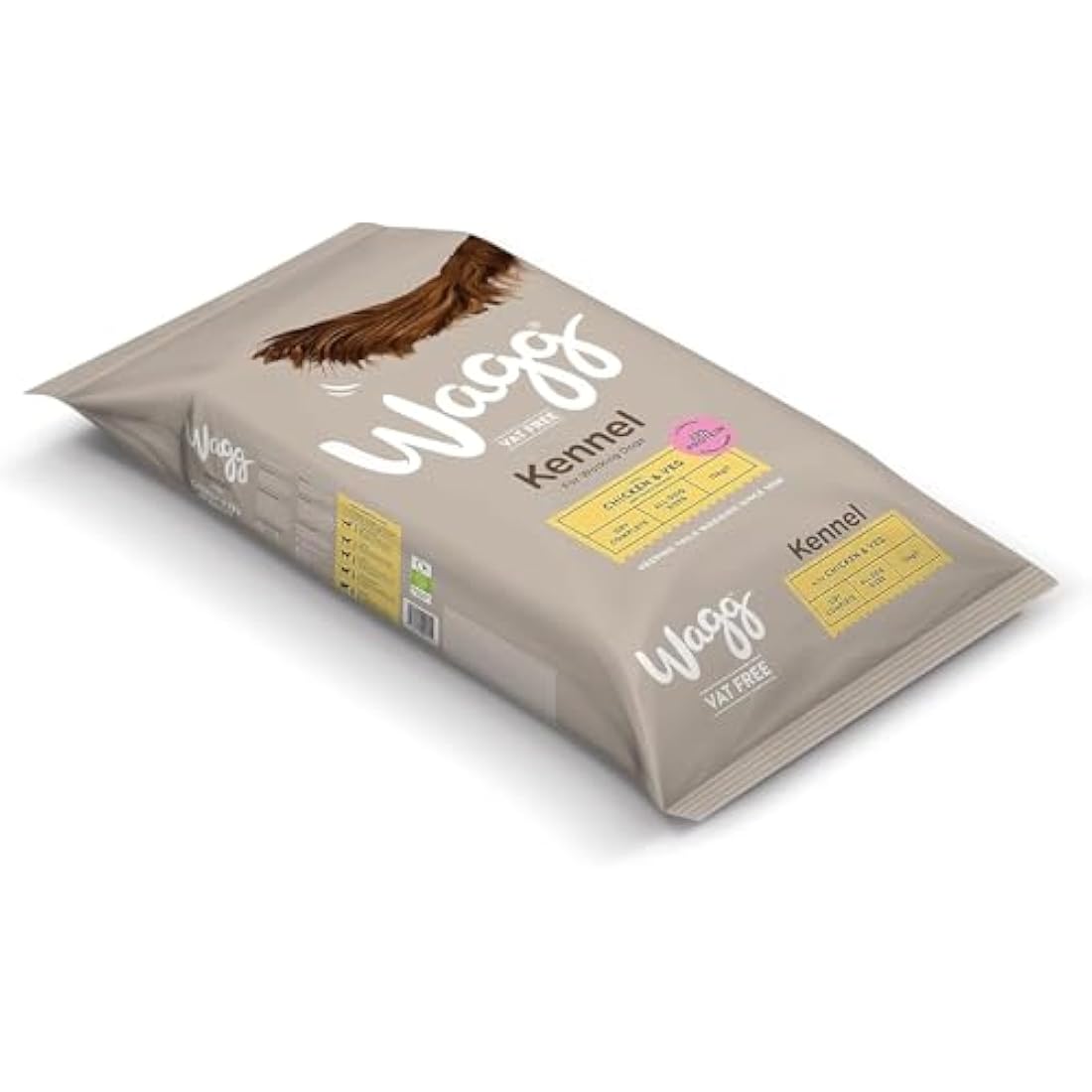 Wagg Kennel Complete Dry Adult Dog Food Chicken & Veg 15kg - Meaty Ingredients Come 1st