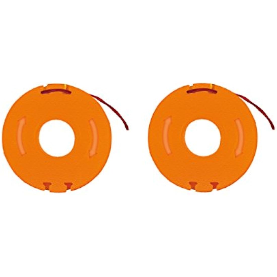 Worx WA0004 Replacement Spool Line Twin Pack for WORX Grass Trimmer WG169E, WG163E, WG154E, WG157E – Pre-Wound DNA2 Double Helix Cutting Line – 2 x Spools for 20V Cordless Strimmer