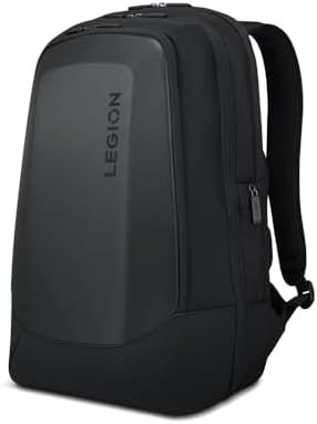 Lenovo Legion Armoured Backpack II for 17 Inch Laptops, Water Repellent Rucksack – Black