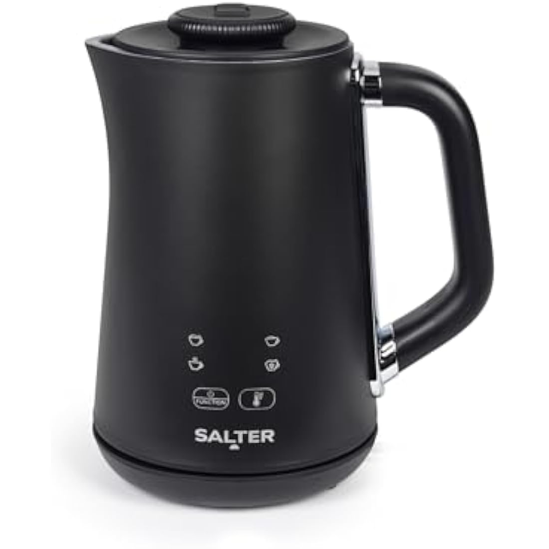 Salter Chocolatier Hot Chocolate Maker to Share – 4-in-1 Automatic Milk Frother, Heater & Foamer, 500ml Heating Capacity, Digital LED Display, Temperature Control Dial, 360° Swivel Base, 500W