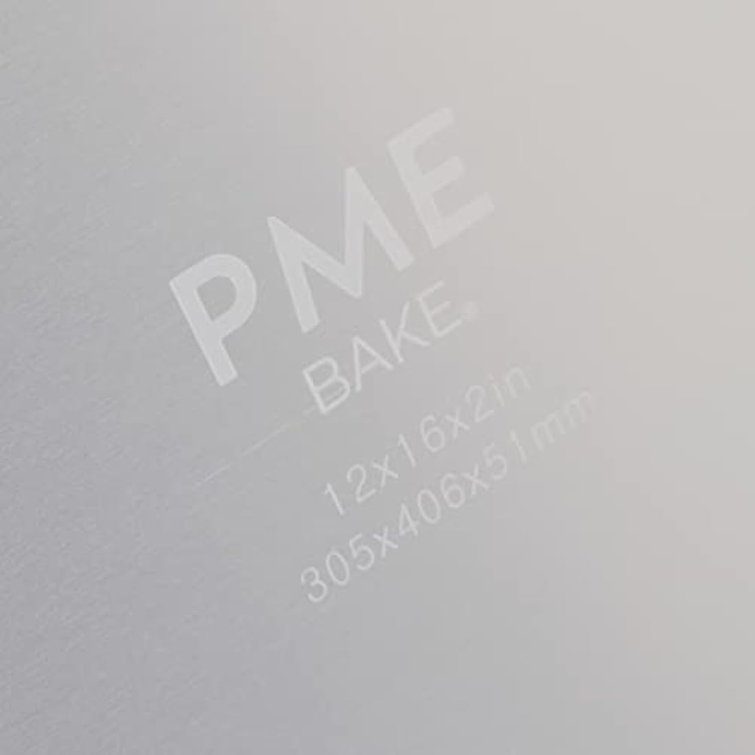 PME OBL12162 Aluminium Oblong Cake Pan Silver 12 x 16 x 2-Inch Deep