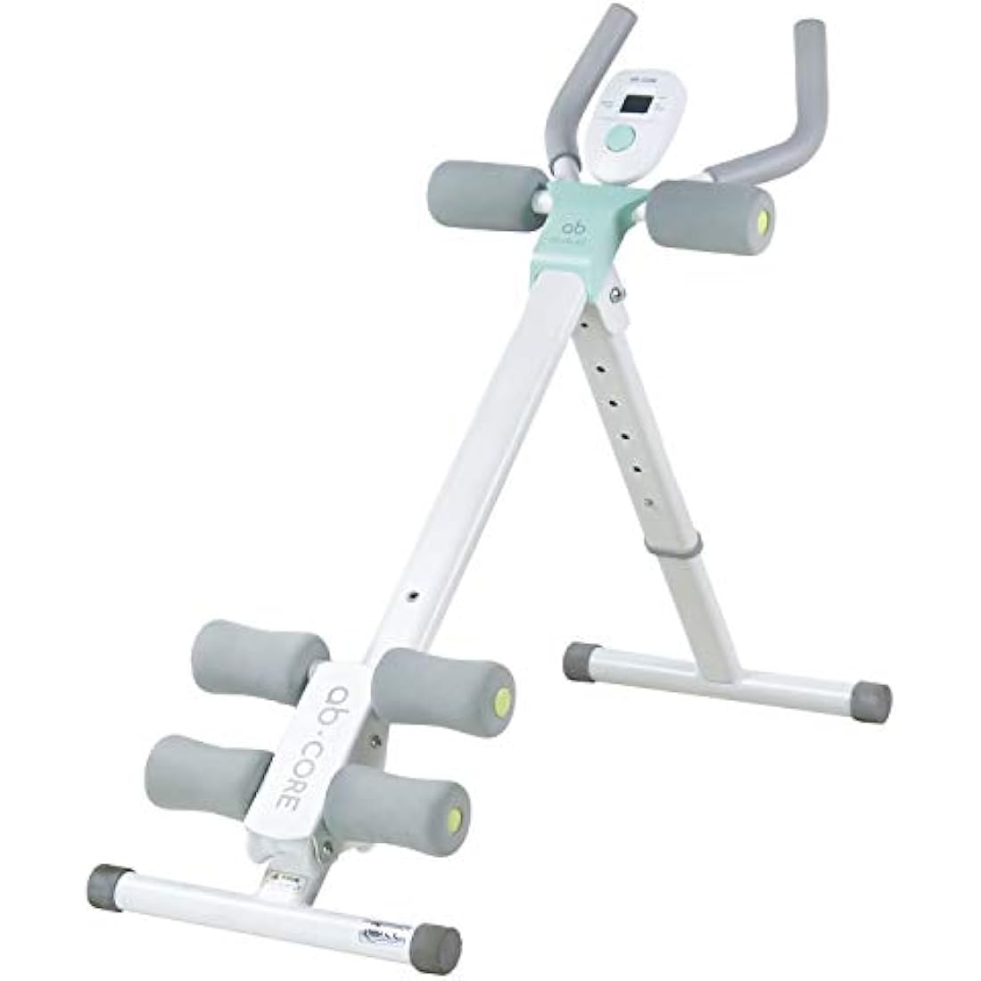 leikefitness Height Adjustable Ab Trainer Abdominal Whole Body Workout Machine Waist Cruncher Core Toner, Leg, Thighs, Buttocks Shaper with LCD Monitor AB9300
