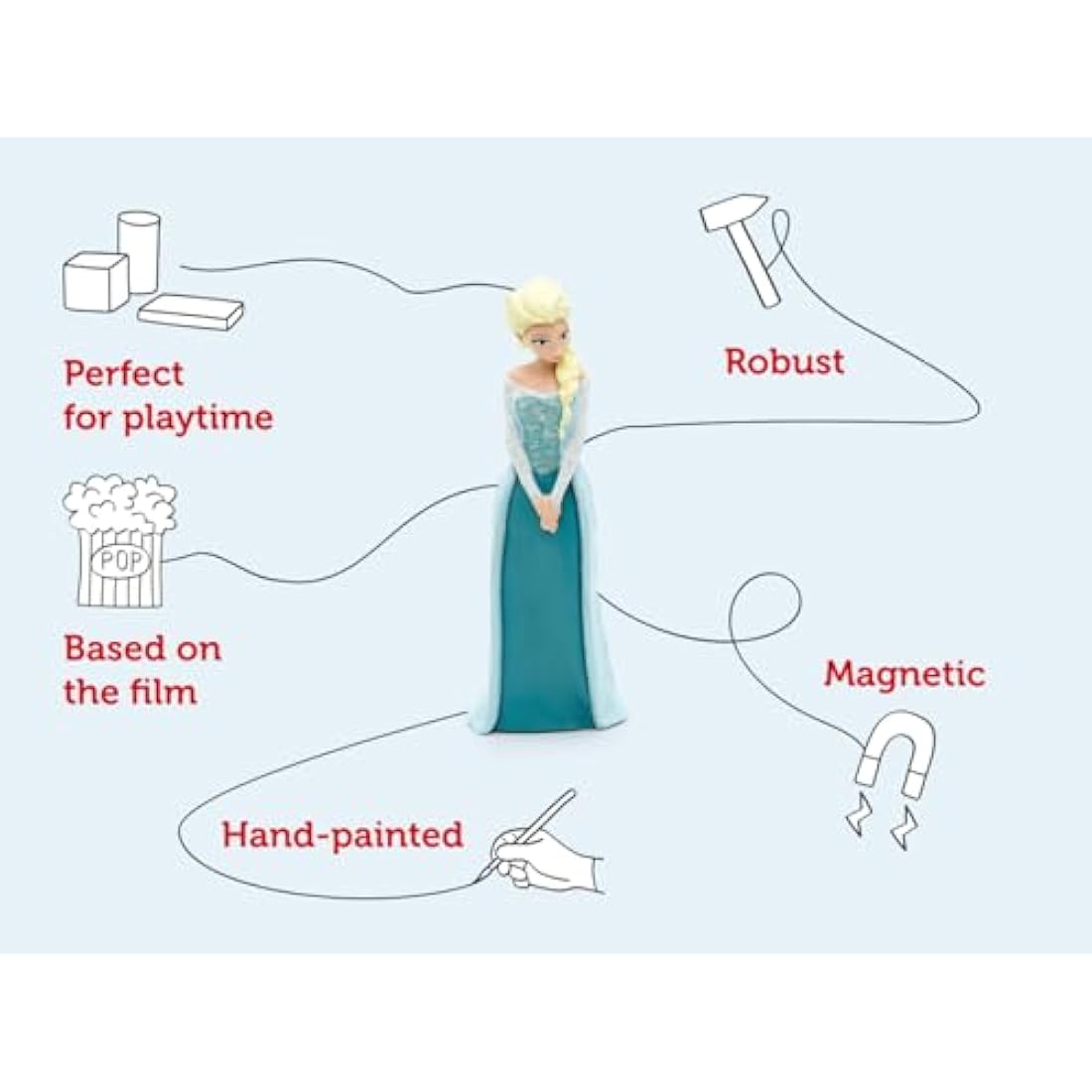 tonies Elsa Audio Character - Frozen Toys, Disney Frozen Audiobooks for Children