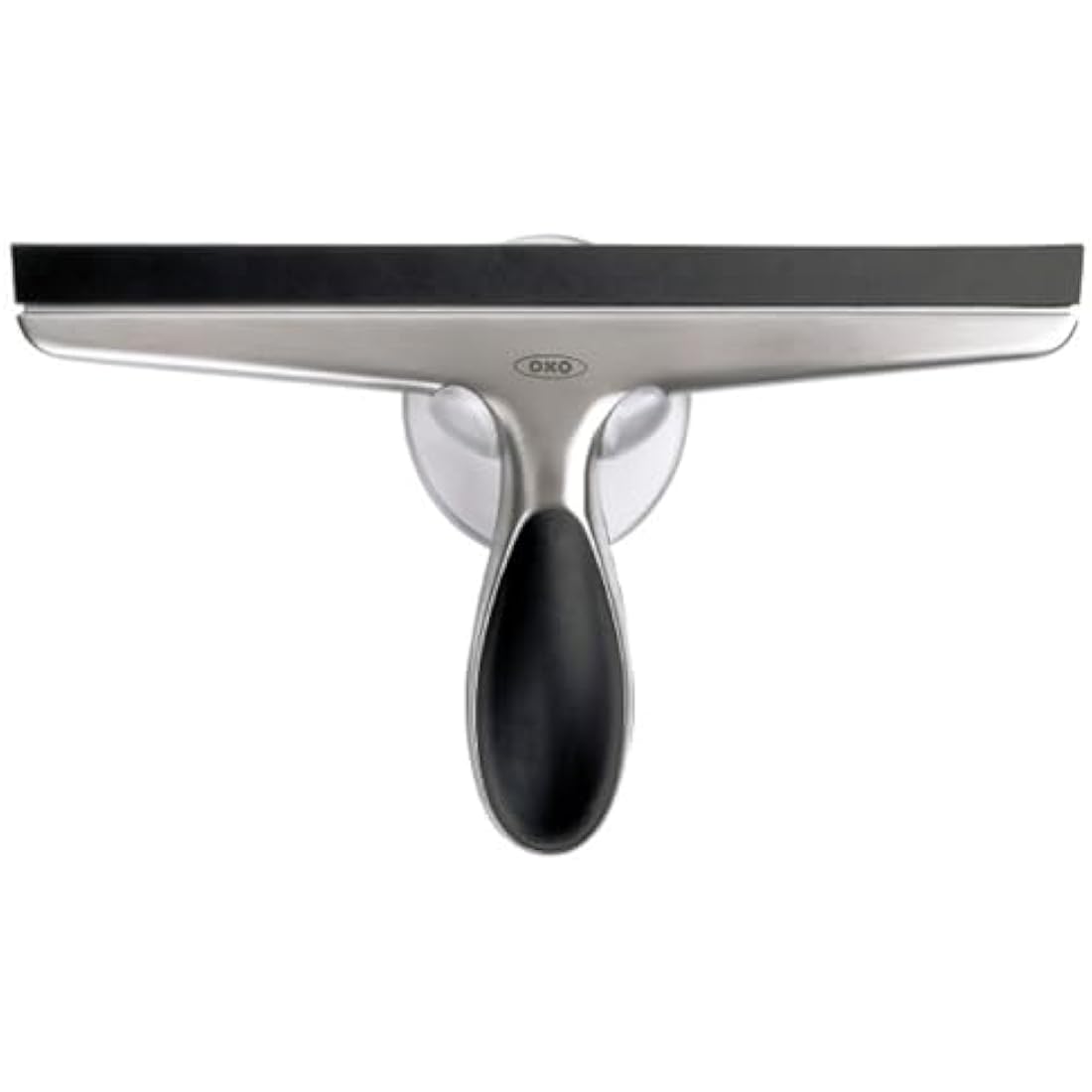 OXO 1060619 Good Grips Stainless Steel Squeegee, White/Black, 10 x 1.5 x 6 inches