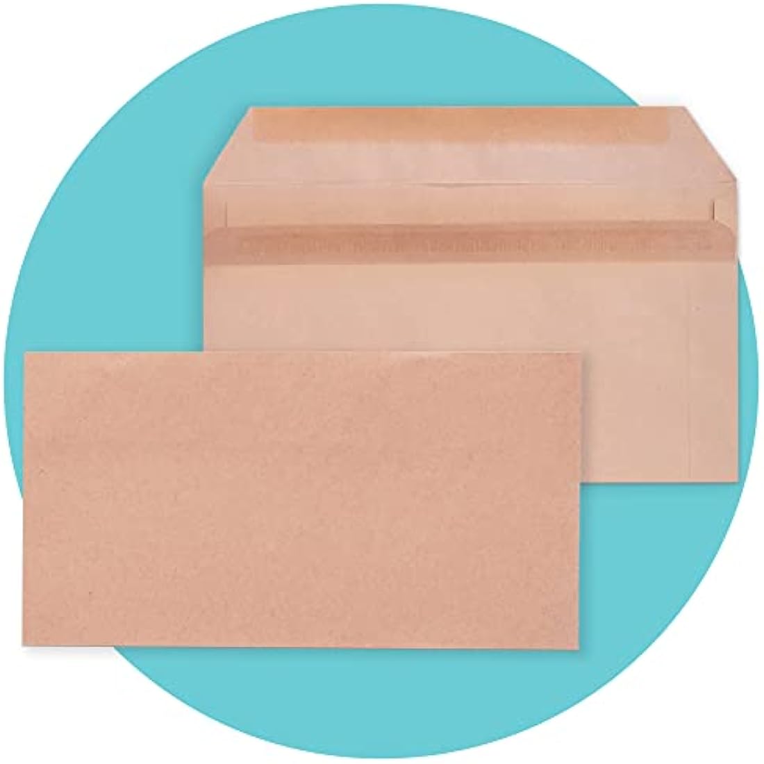 Triplast 250 x DL Manilla Self Seal Security Envelopes (Size: 110x220mm) | Fully Opaque, Self Sealing & Printer Safe Mailing Paper Envelopes | Ideal for Everyday Home, Office & Commercial Use