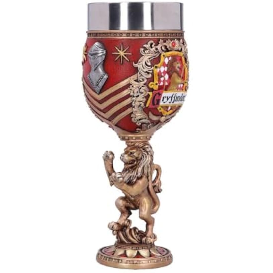 Nemesis Now Harry Potter Gryffindor Hogwarts House Collectible Goblet, Resin, Red Gold, 1 Count (Pack of 1) 200 ml