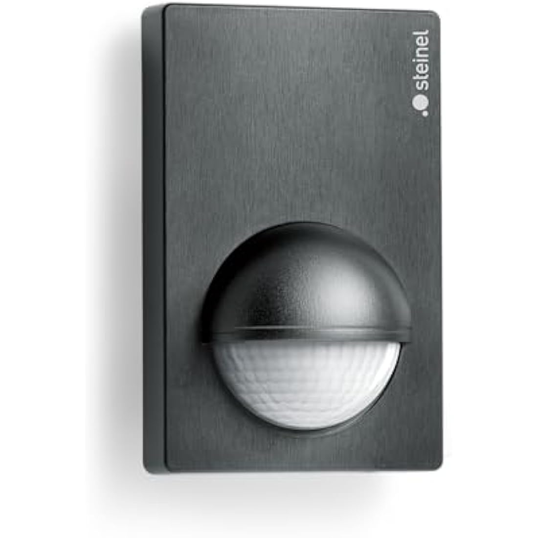 Steinel Motion Sensor IS 180-2 Black, PIR Motion Detector, 12 m Reach, max. 1000 W for 6 LED Lights, Twilight Switch