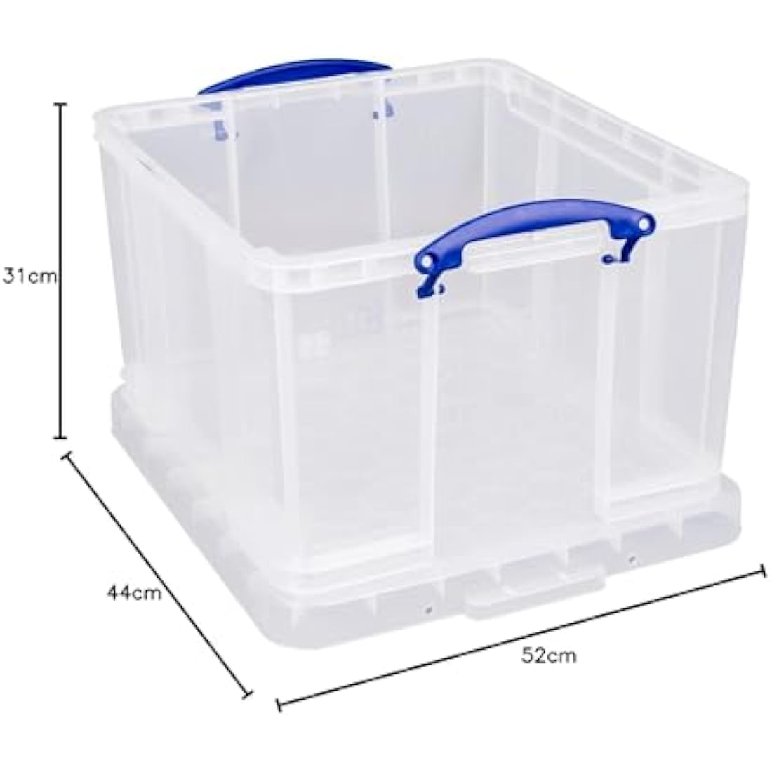 Really Useful Plastic Storage Box 42 Litre Clear