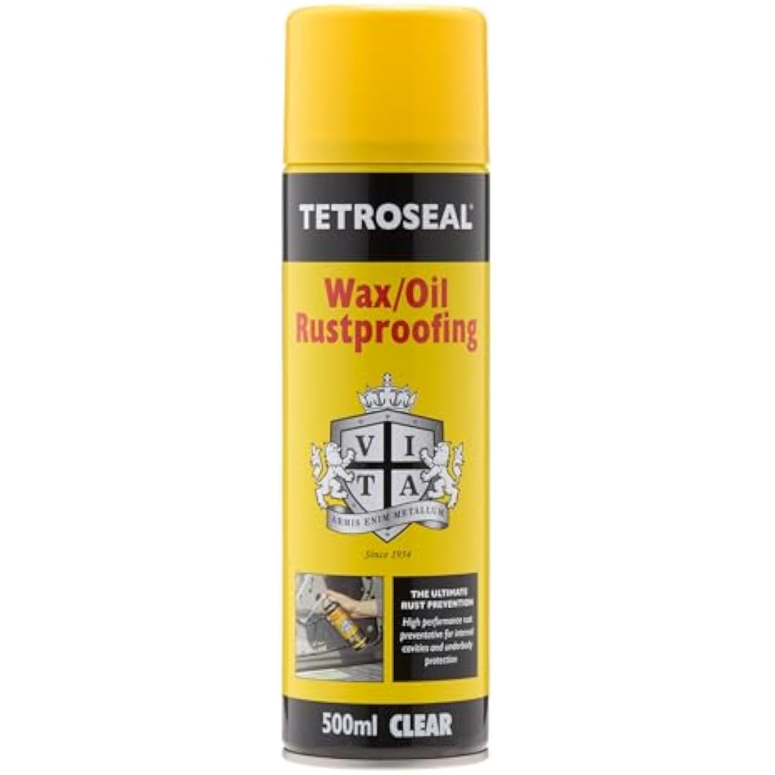 Tetroseal TWO503 Wax Oil Clear 500ml Aerosol