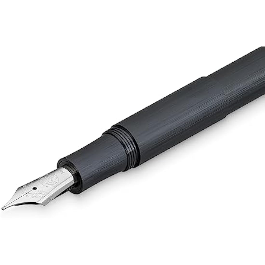 Kaweco SUPRA Fountain Pen Black I Exclusive Fountain Pen for Ink Cartridges Including Retro Metal Box I Fountain Pen 16.5 cm I Nib: BB (Extra Broad)