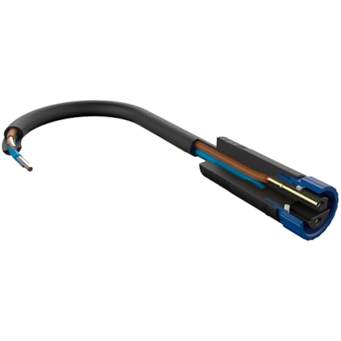 Paulmann 93930 Outdoor Plug & Shine Cable IP68 10m 1 in-5 Out 2x1,5mm² Black Plastic, 1000 x 1.5 x 1.5 cm