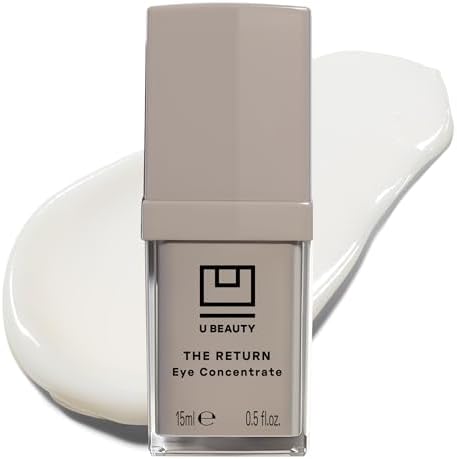 U Beauty The RETURN Eye Concentrate - Anti-Aging Eye Cream with Peptides and Antioxidants for Brighter and Tighter Under Eyes, Reduce Fine Lines, Puffiness & Dark Circles - 0.5 fl oz