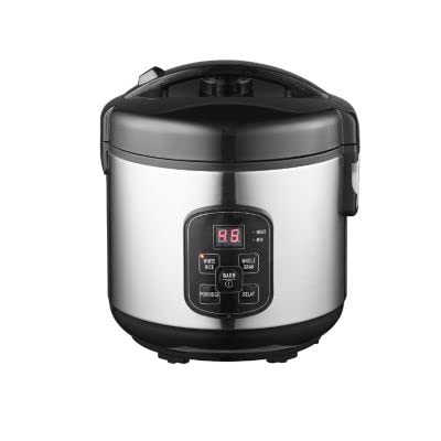 Lakeland Digital Rice Cooker 1L ? 4-6 Portions White & Brown Plus Porridge Setting