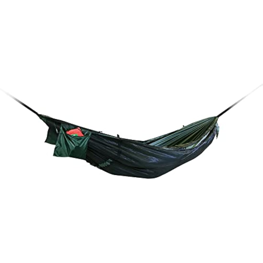DD Hammocks Travel Hammock/Bivi - Insect Proof Camping Hammock And Ground Shelter Multi-Use With Fine Bug Mesh For Hiking Adventure Olive Green