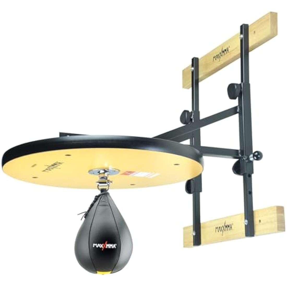 MaxxMMA Speed Bag Platform Kit - Heavy Duty Boxing Training Equipment with Punching Ball, Adjustable Height for Home Fitness, Suitable for Boxing and Fitness Enthusiasts