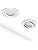 sanlumia 10X LED Tilt Ultra Slim Spotlight, Round Recessed Ceiling Downlight, 5W 450lm, 6400K Cool White, White Finish