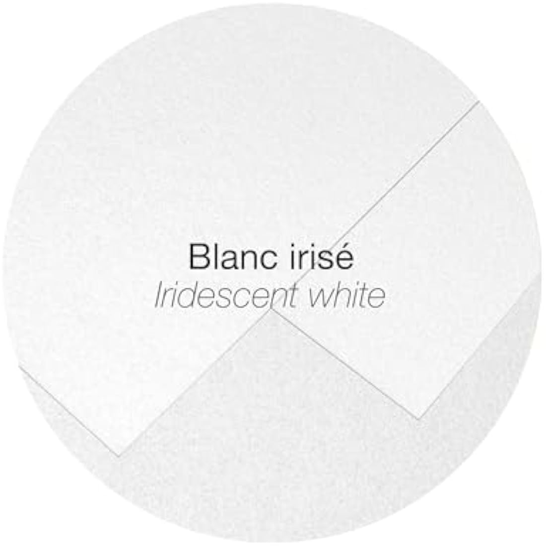 Clairefontaine - Ref 50031C - Pollen Iridescent Adhesive Envelopes (Pack of 20) - 90 x 140mm in Size, 120gsm Paper, Easy-to-Peel Adhesive Strip - White