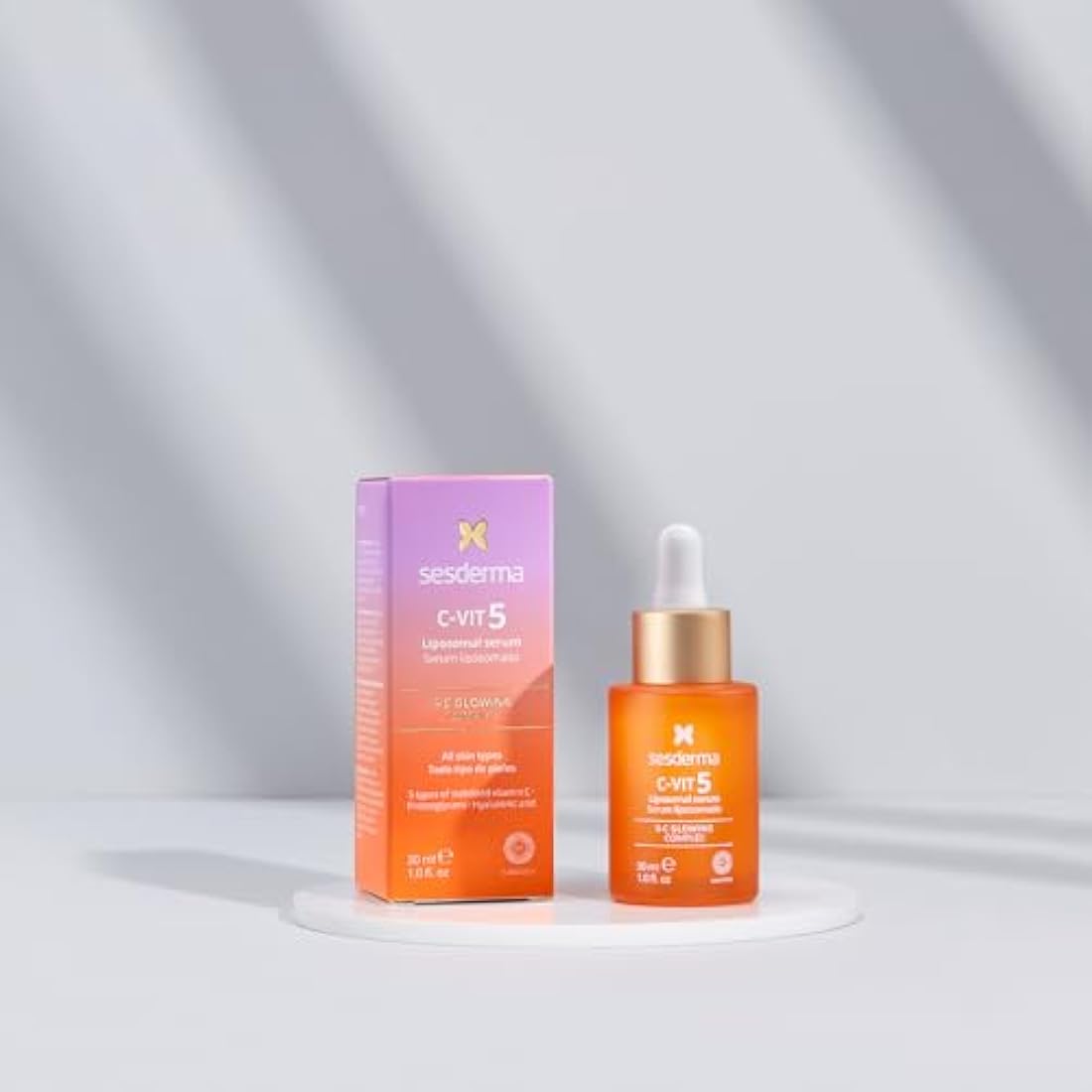 Sesderma C-Vit Liposomal Serum 30ml - Hydrating Vitamin C Serum for Face - Anti Aging Serum - Grade Skincare - Radiant and Youthful Skin - Cruelty Free Formula