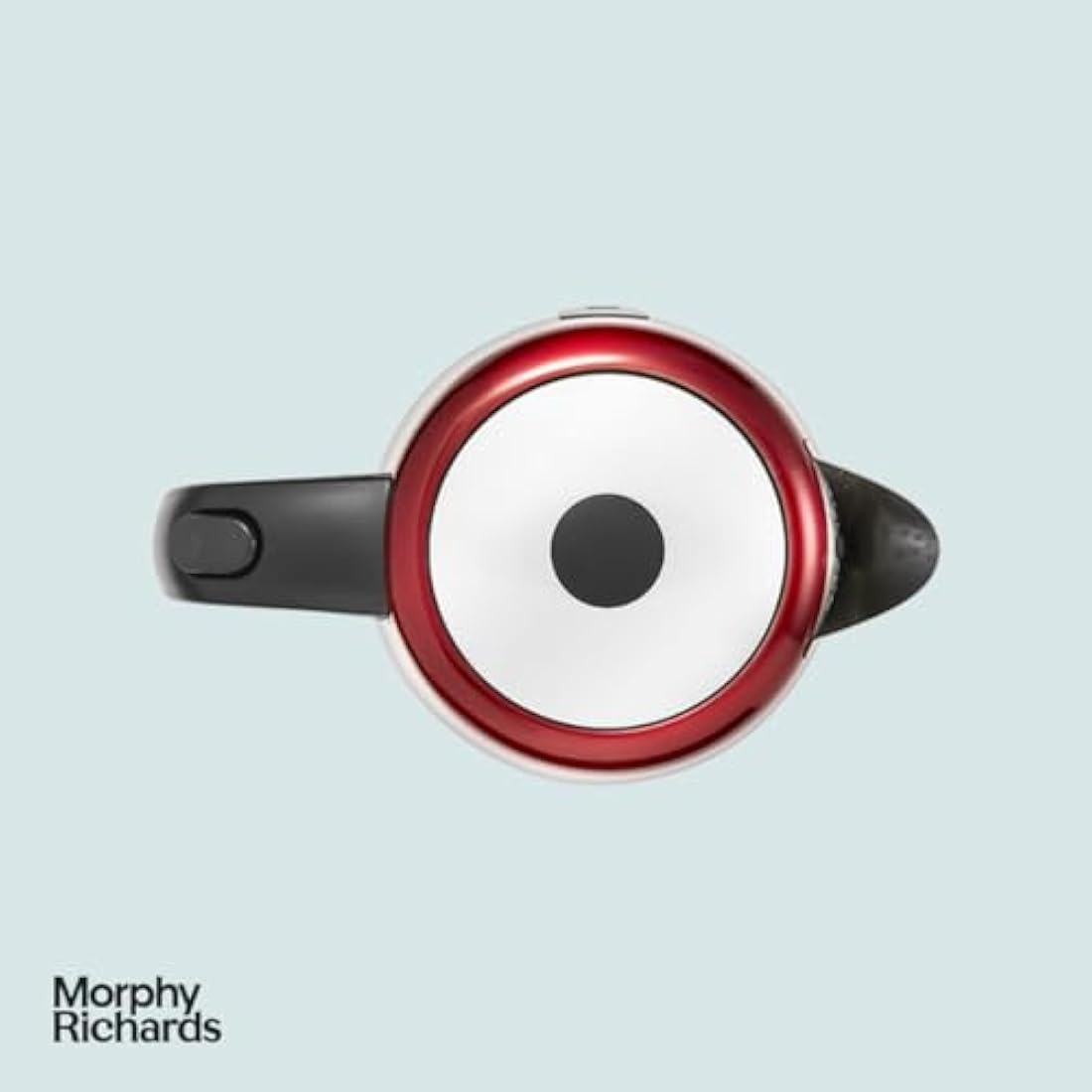 Morphy Richards Equip Kettle, 1.7L, 3Kw Rapid boil, Removeable Limescale Filter, Easy View Water Gauge, Stainless Steel Case, Red, 102785