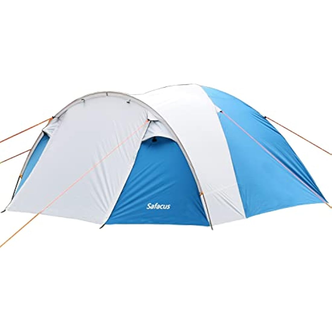 SAFACUS 3-4 Person Dome Camping Tent, Double layer, Full Waterproof Holiday Family 3 to 4 Man Tent, Easy to Set Up for Outdoors Hiking Fishing Traveling Beach Vacation