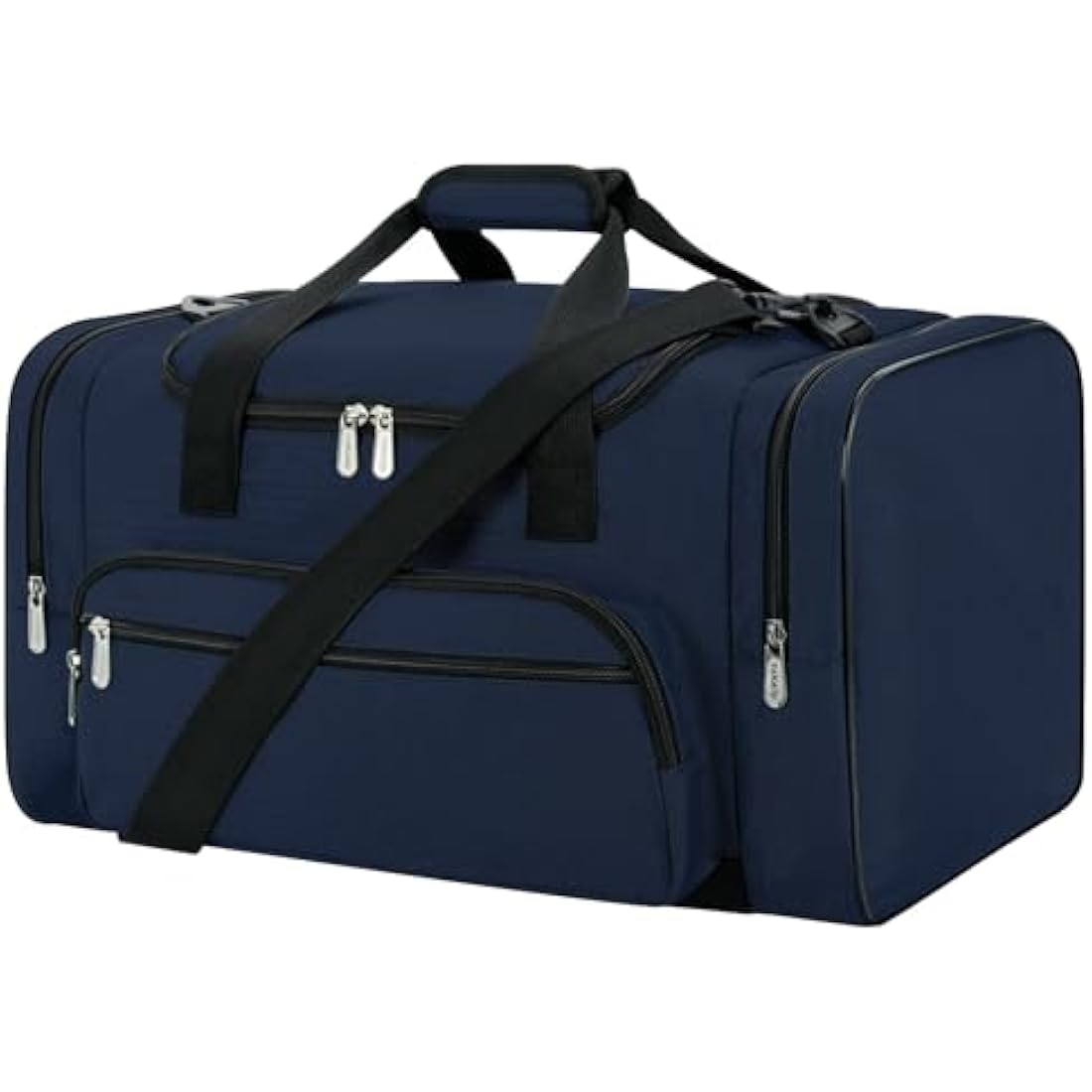 Sport Holdall Duffle Bag Gym Duffle Bag with Shoulder Strap Overnight Weekender Bag for Men and Women (Navy Blue, 40L)