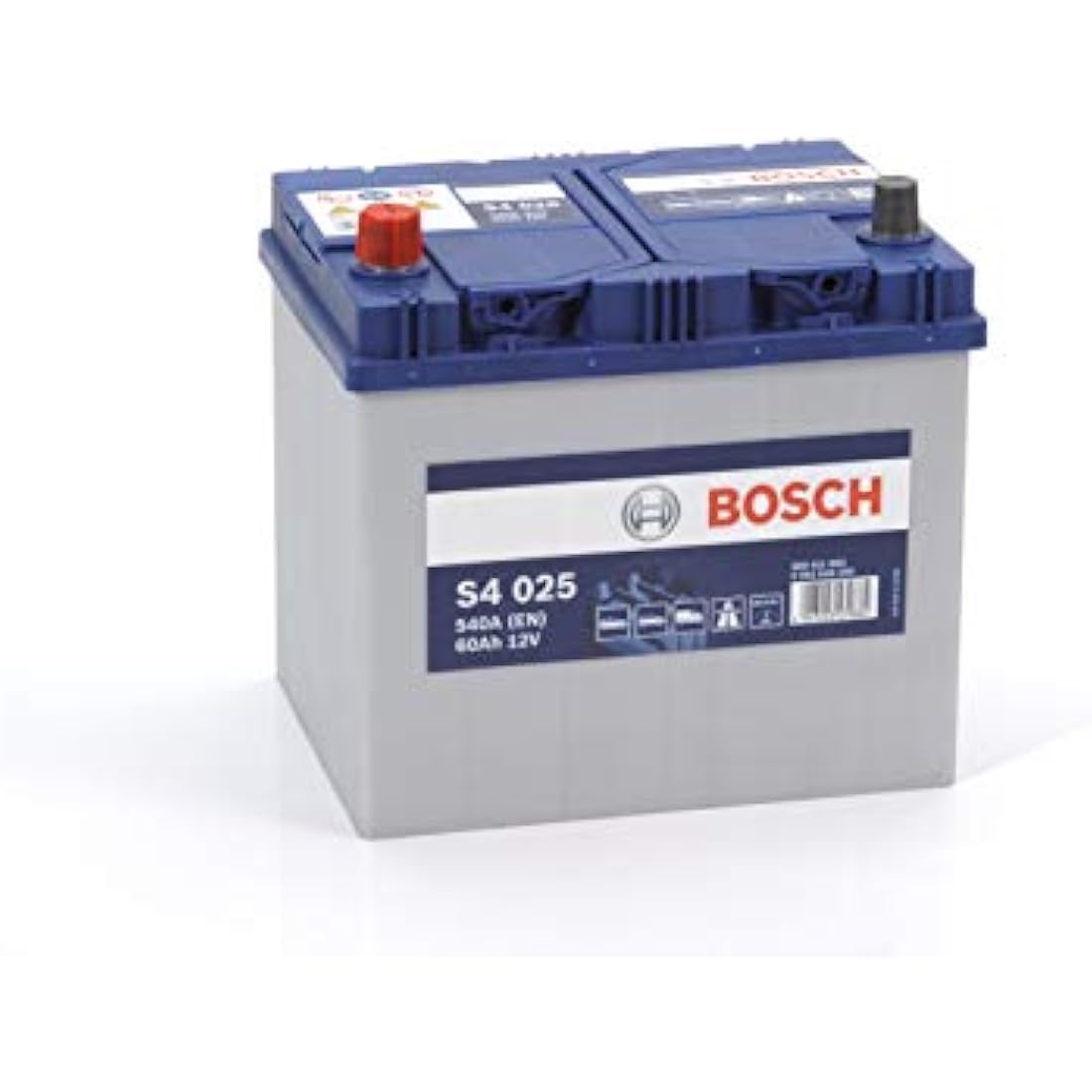 Bosch S4025 - Car Battery - 60A/H - 540A - Lead-Acid Technology - for Vehicles without Start/Stop System