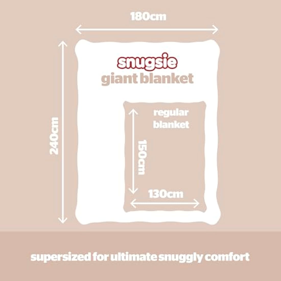 Silentnight Snugsie Giant Blanket - Fleece Throw Plush Blanket Super-Sized with Warm Sherpa Fleece Inside Reversible for Whole Family Sofa Couch Bed - 240 x 180cm – Green