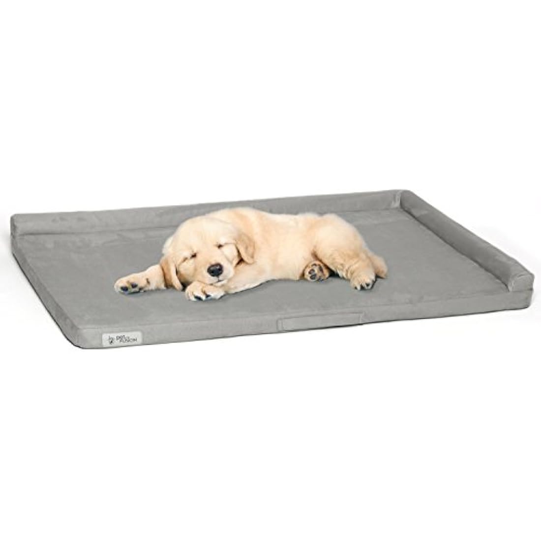 PetFusion PuppyChoice Puppy Crate Mat with Water Resistant Machine Washable Cover Dog Bed for Crate - Medium (89 x 56 cm)
