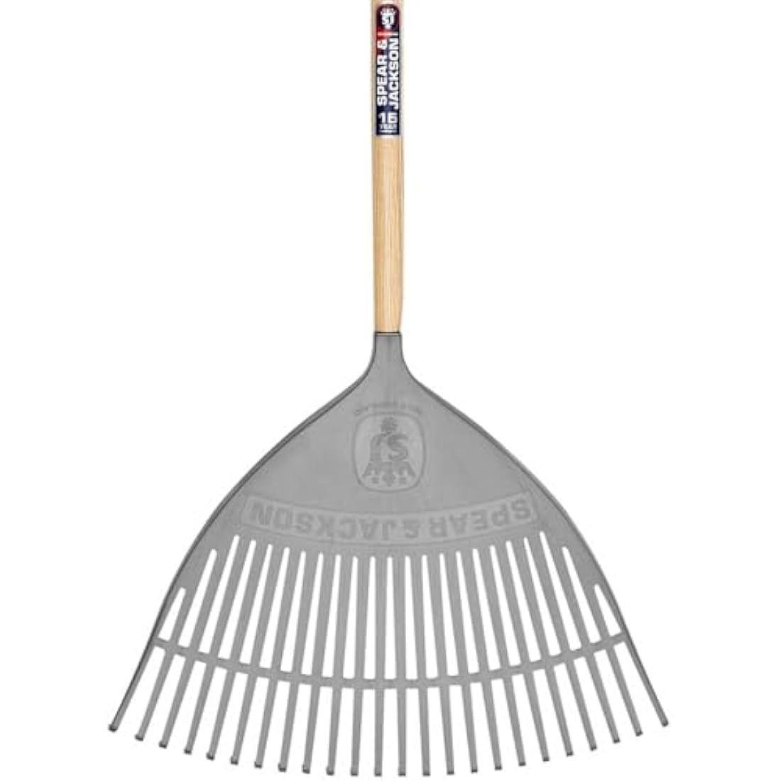 Spear & Jackson 3884WNB Neverbend Plastic Leaf Rake Wooden Handle