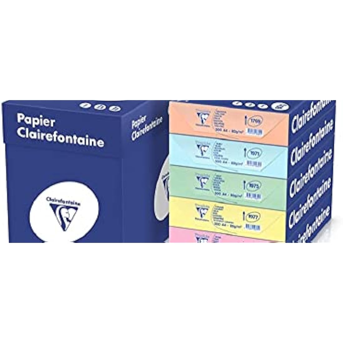 Clairefontaine 2226C Trophee Printer Paper/Copier Paper Intense Colours DIN A4 210 g 250 Sheets Steel Grey 1 Ream