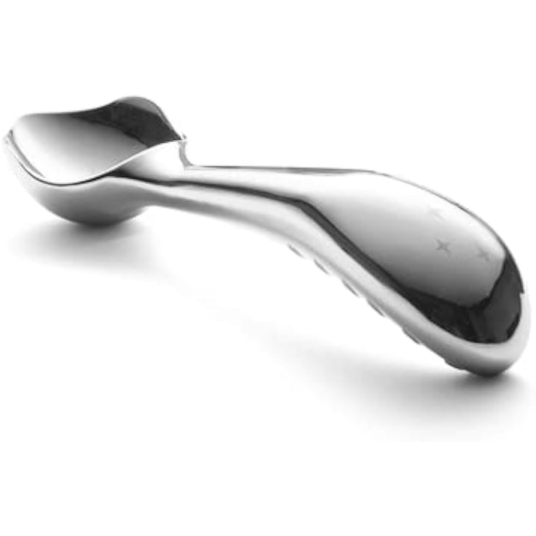 Midnight Scoop Stainless Steel Ice Cream Scoop for Hard Ice Cream (Dishwasher Safe Ice Cream Spade) Steel