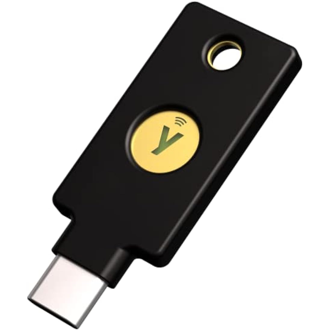Yubico - YubiKey 5C NFC - Two-factor authentication (2FA) security key, connect via USB-C or NFC, FIDO certified - Protect your online accounts