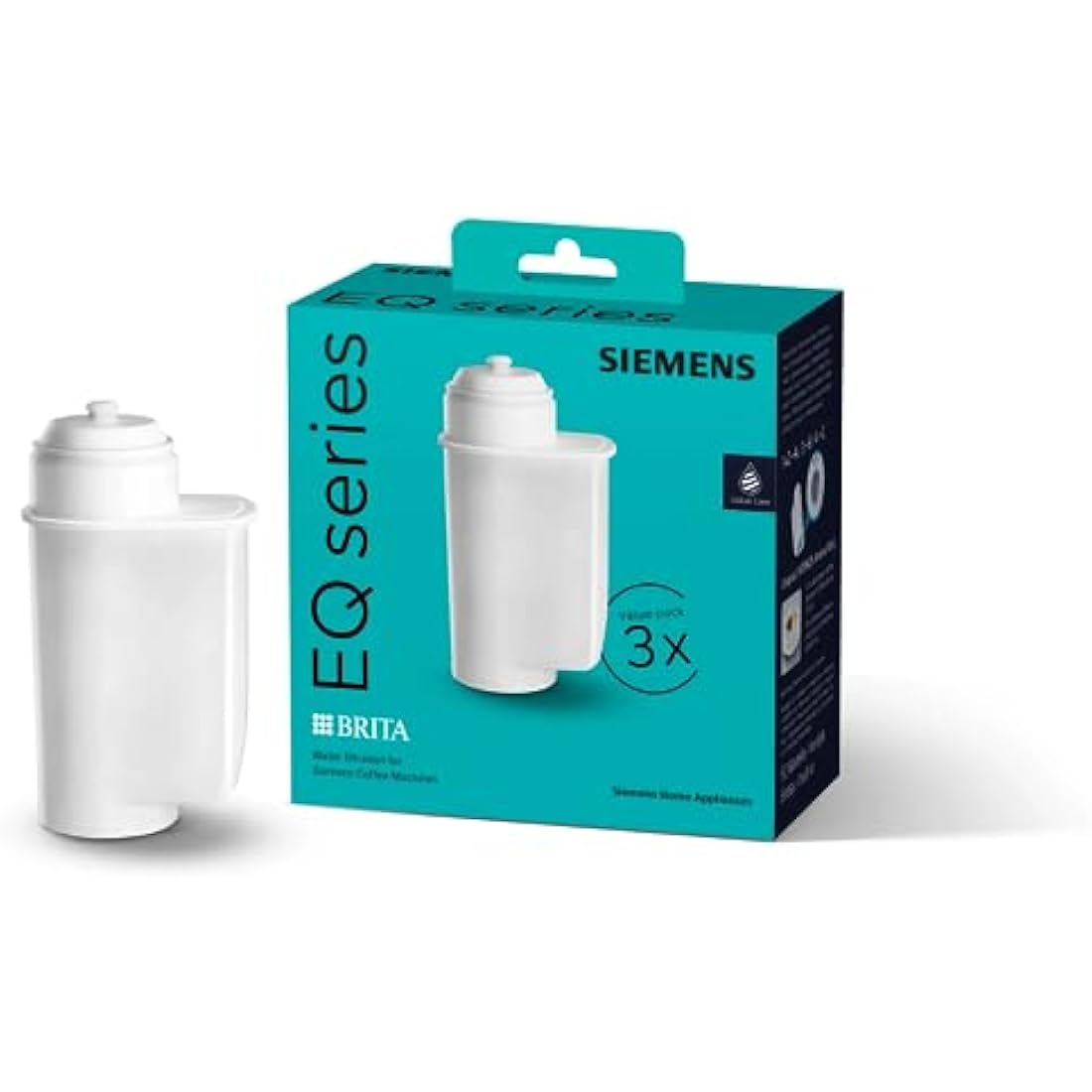 Siemens TZ70033 Water Filter for Espresso Machine TK7 3 pack