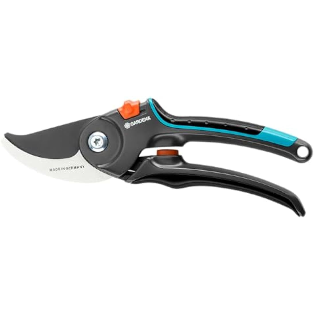 Gardena Garden Secateurs B/M: Pruning Shears with Bypass Blade for Branches and Twigs, Maximum Cutting Ø 24 mm, Spring Integrated into Handle, Non-Stick-Coated Upper Blade (8904-20)
