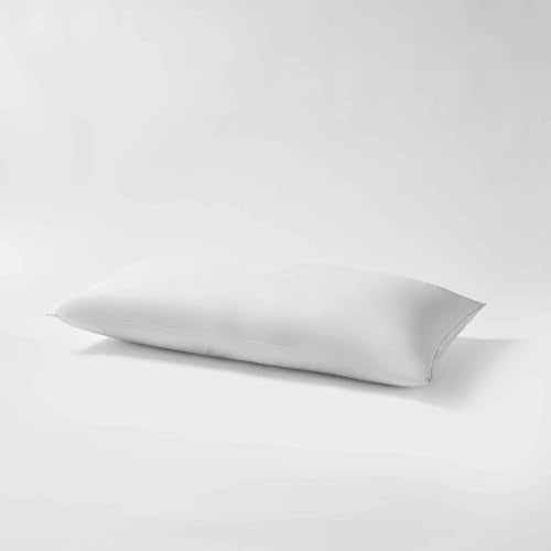 The Fine Bedding Company - Spundown Ultimate King Size XL Pillow - Medium Support - Soft Touch 100% Cotton Cover - Machine Washable - Hypoallergenic
