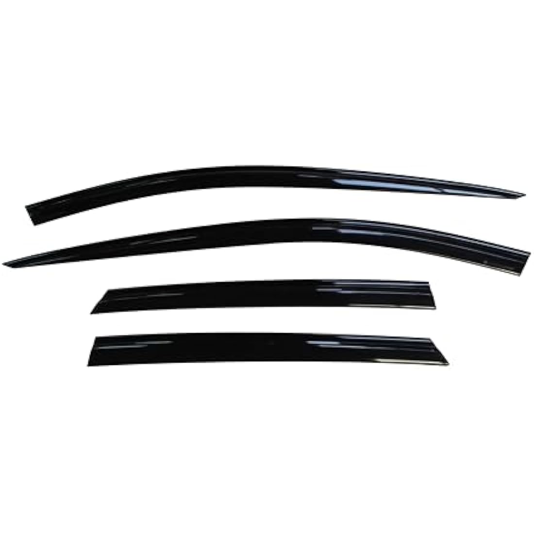 AUTO CLOVER Wind Deflectors Set for Mitsubishi L200 2006-2015 Double Cab (4 pieces)