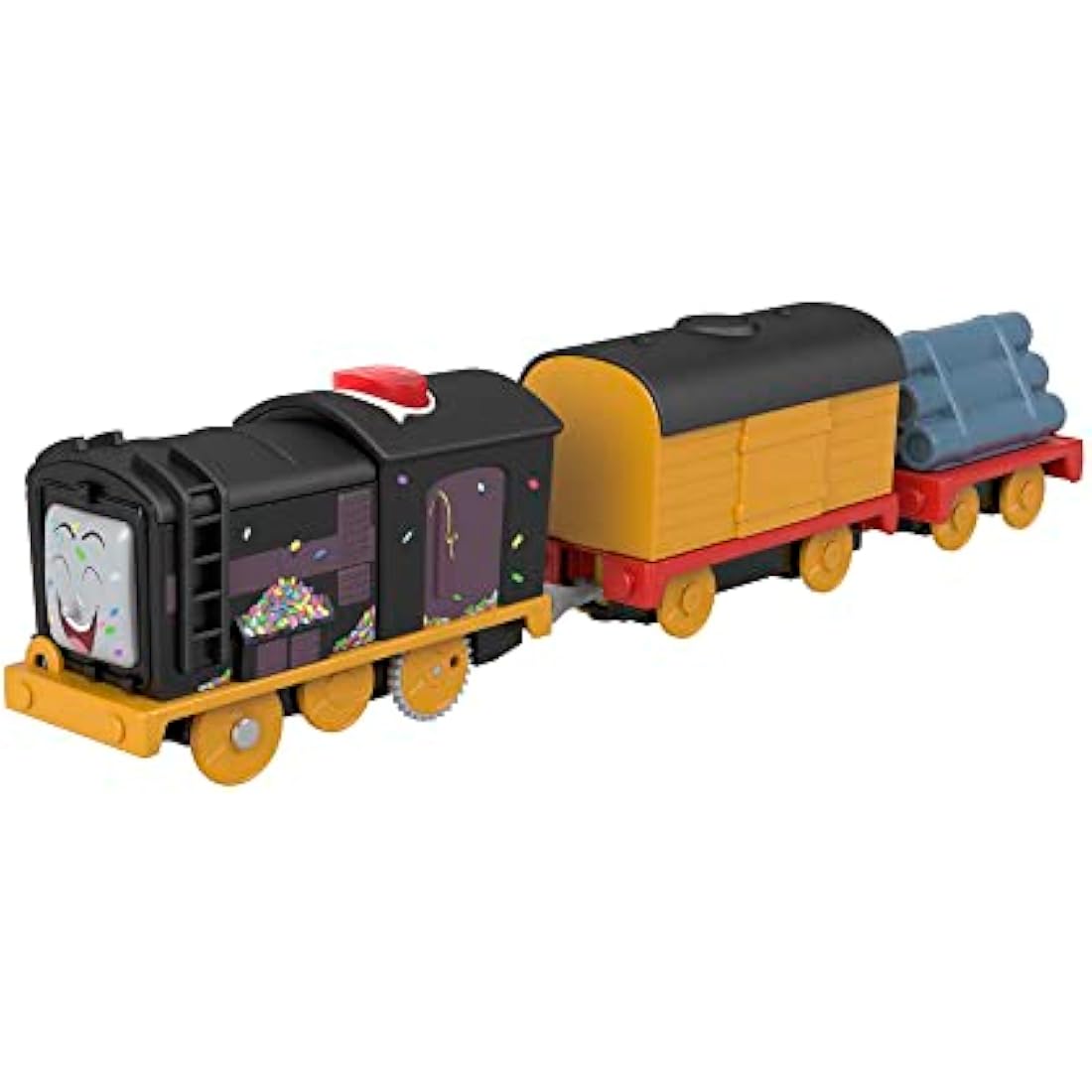 Thomas & Friends Talking Diesel Toy Train with Sounds & Phrases, UK English Version, Battery-Powered Motorized Engine with Tender, HNN85