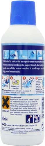 Viakal Limescale Remover Liquid, Classic, Cleaning Products, Bathroom Cleaner, 5 Litre (500 ml x 10)