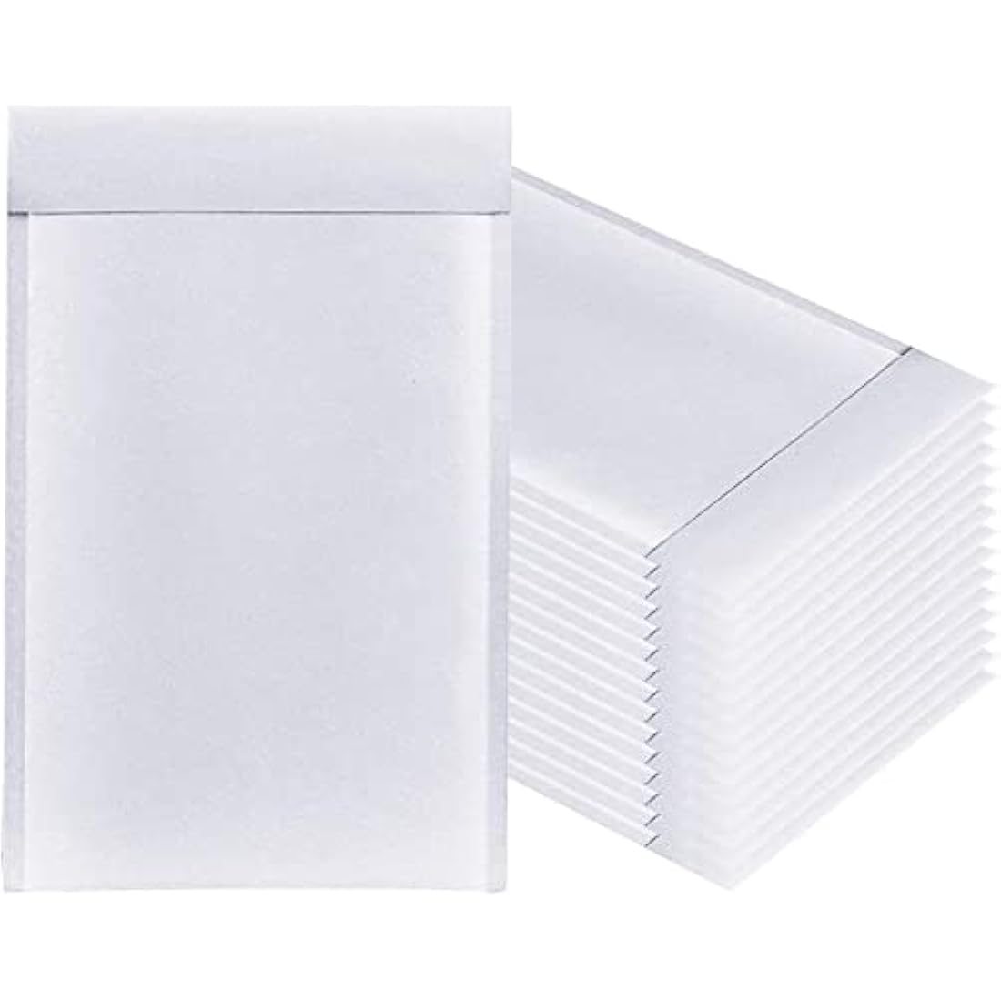 NaXew Padded Envelopes A5, with Easy Tear Strip Peel + Seal Bubble Mailer Bags Postal Wrap Envelope Cushioned Protective Packaging 150 x 215 mm (White A5, 10pcs)