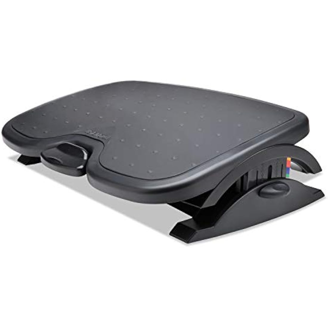 Kensington Adjustable Ergonomic Foot Rest - SoleMate Plus under desk foot rest for improved posture, siatica and orthopedic relief - Black (K52789WW),55 x 36 x 9 cm