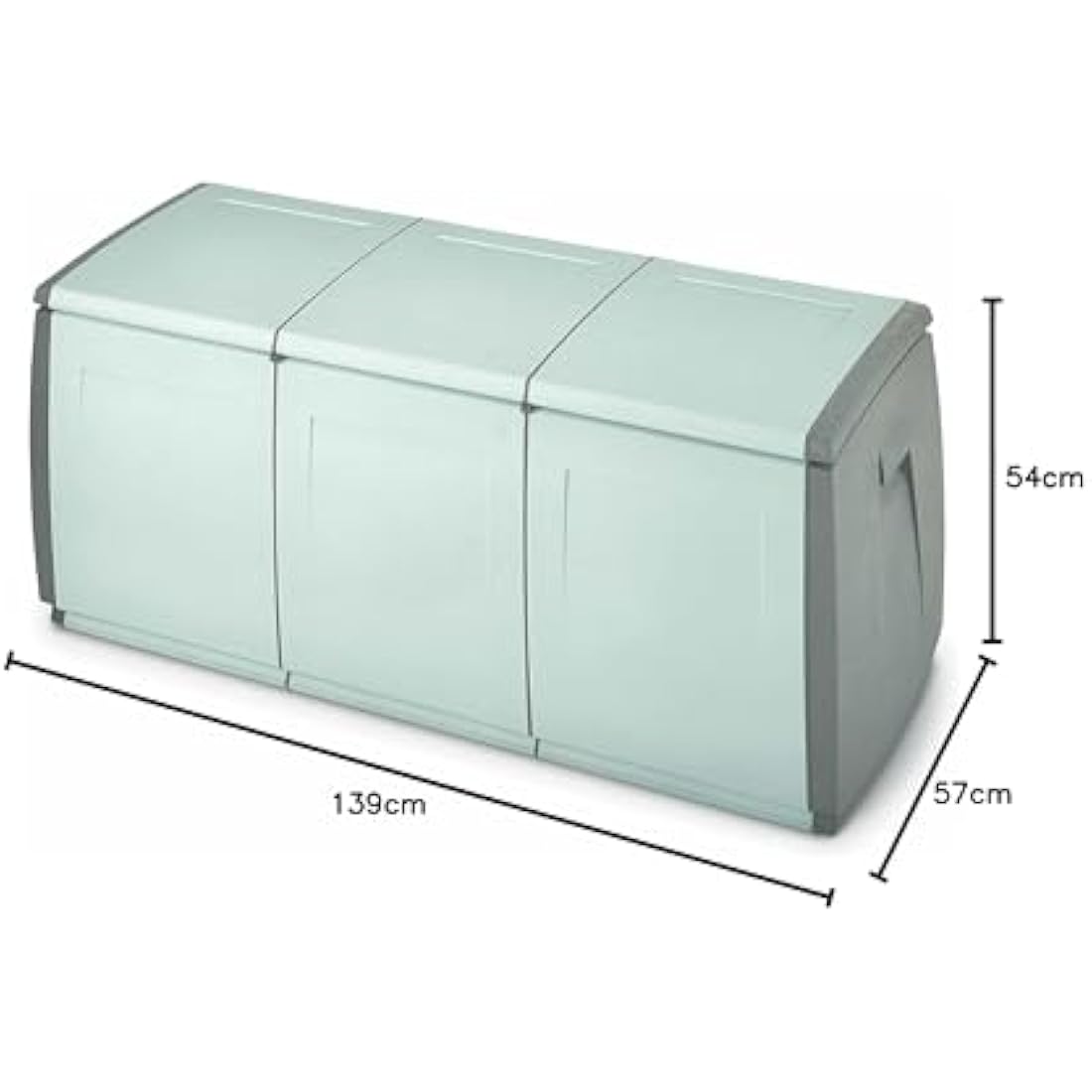 Terry, In & Out Box 140, Trunk ideal for Indoor and Outdoor Storage - 139x54x57 cm, 360 lt
