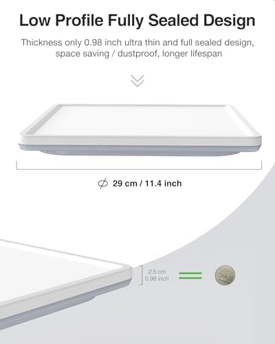 zemty 36W 3240LM LED Ceiling Light, 4 Packs Bathroom Lights Waterproof, Square Flush Modern Ceiling Lighting for Kitchen Bedroom Living Room Office