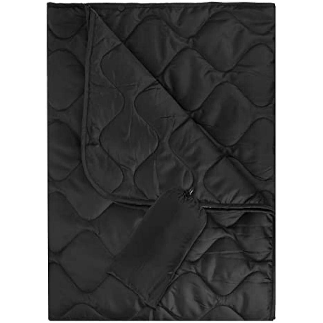 Tongcamo Poncho Liner Military Woobie Outdoor Camping Woobie Blanket for Travel, Beach, Grass, Picnic, Car Emergency, Outdoor, Survival